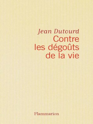 cover image of Contre les dégoûts de la vie